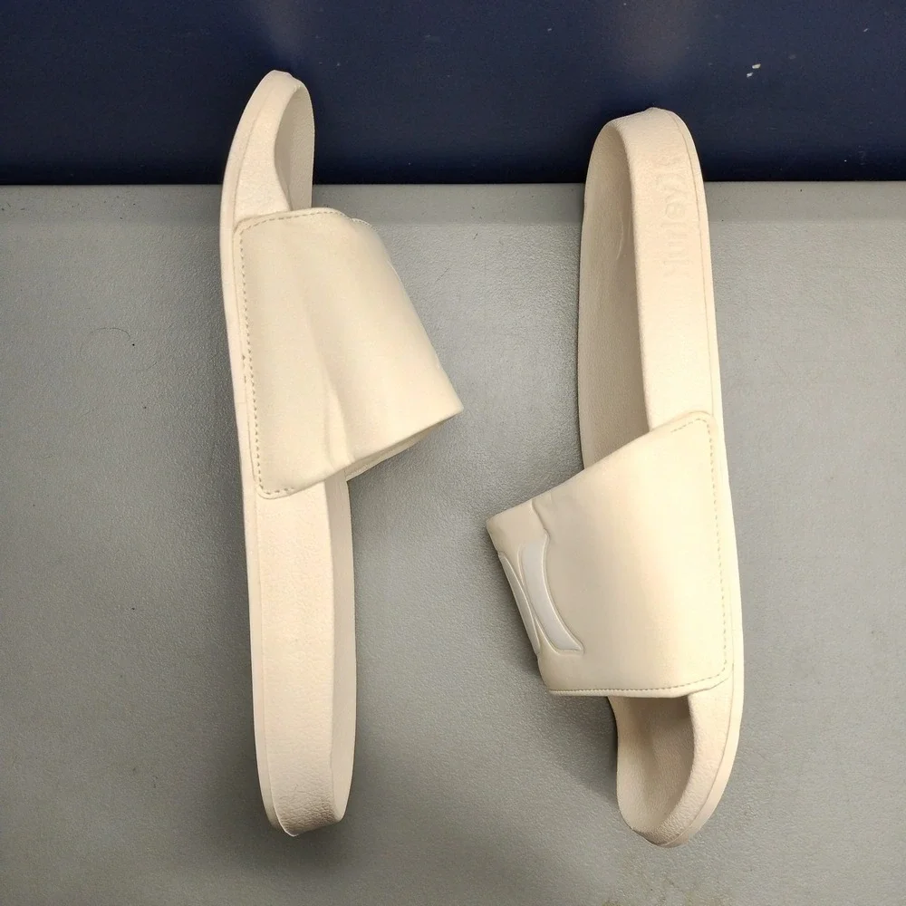 Hurley‎ Icon Slide Sandals Mens US Size 12 White Summer Comfort Open Toe Slip On